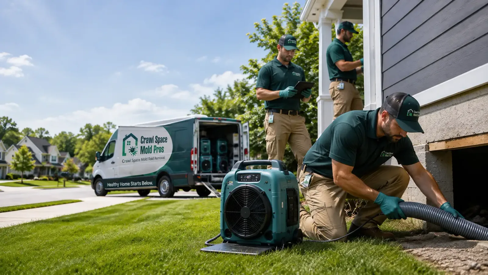 Crawl Space Mold Removal in Dalton, OH